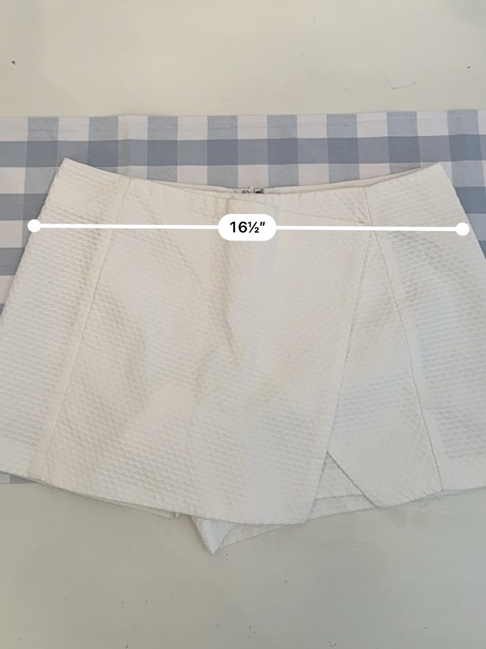 Lilly Pulitzer White Textured Cotton Skort Size 4 - Picture 5 of 9